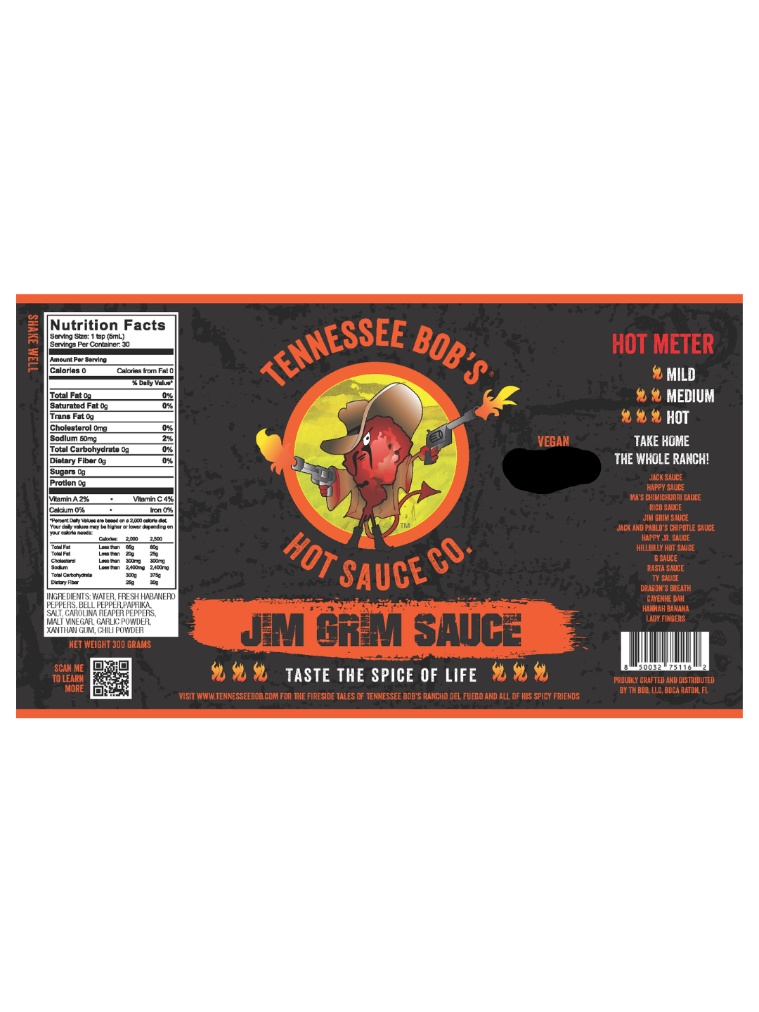 Jim Grim Hot Sauce
