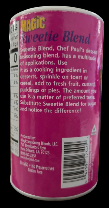 Chef Paul's Magic Sweetie Blend