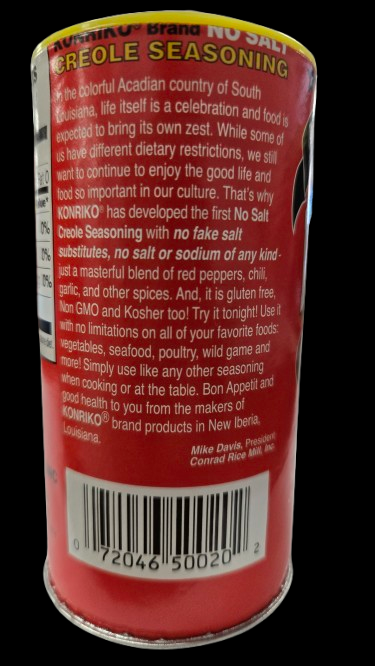 Konriko No Salt Creole Seasoning