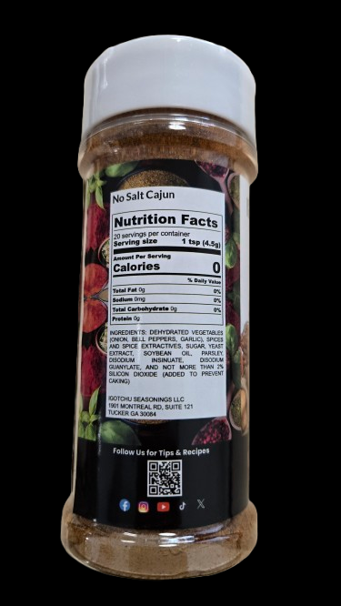 Igotchu No Salt Cajun Seasoning