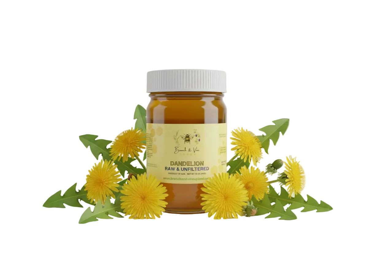 DANDELION BLOSSOM HONEY