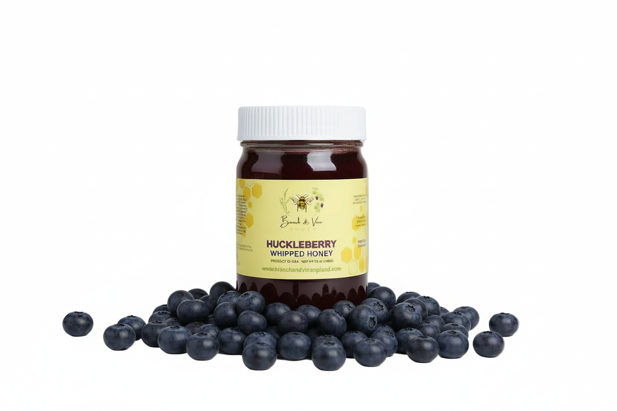 HUCKLEBERRY WHIPPED HONEY