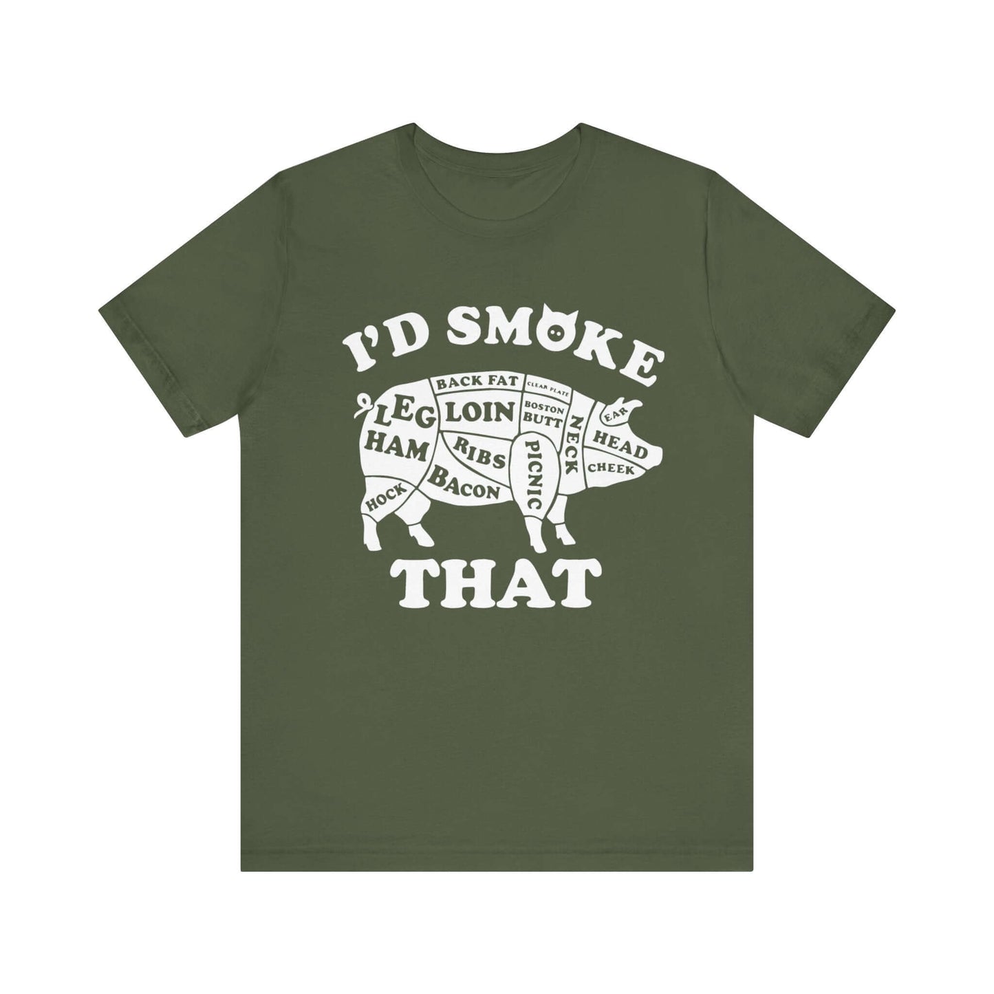 I'D SMOKE THAT PIG BBQ T-SHIRT