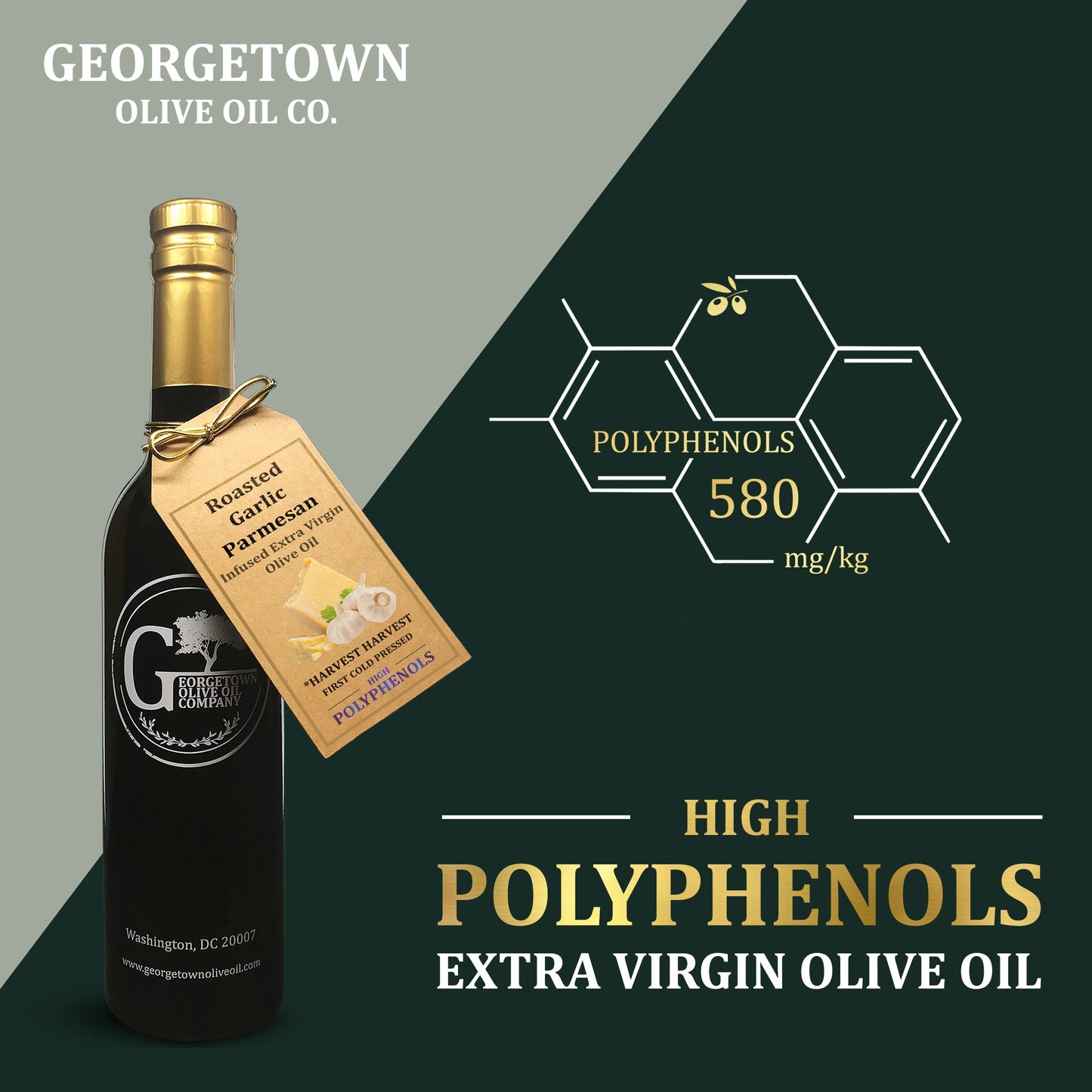ROASTED GARLIC PARMESAN INFUSED OLIVE OIL