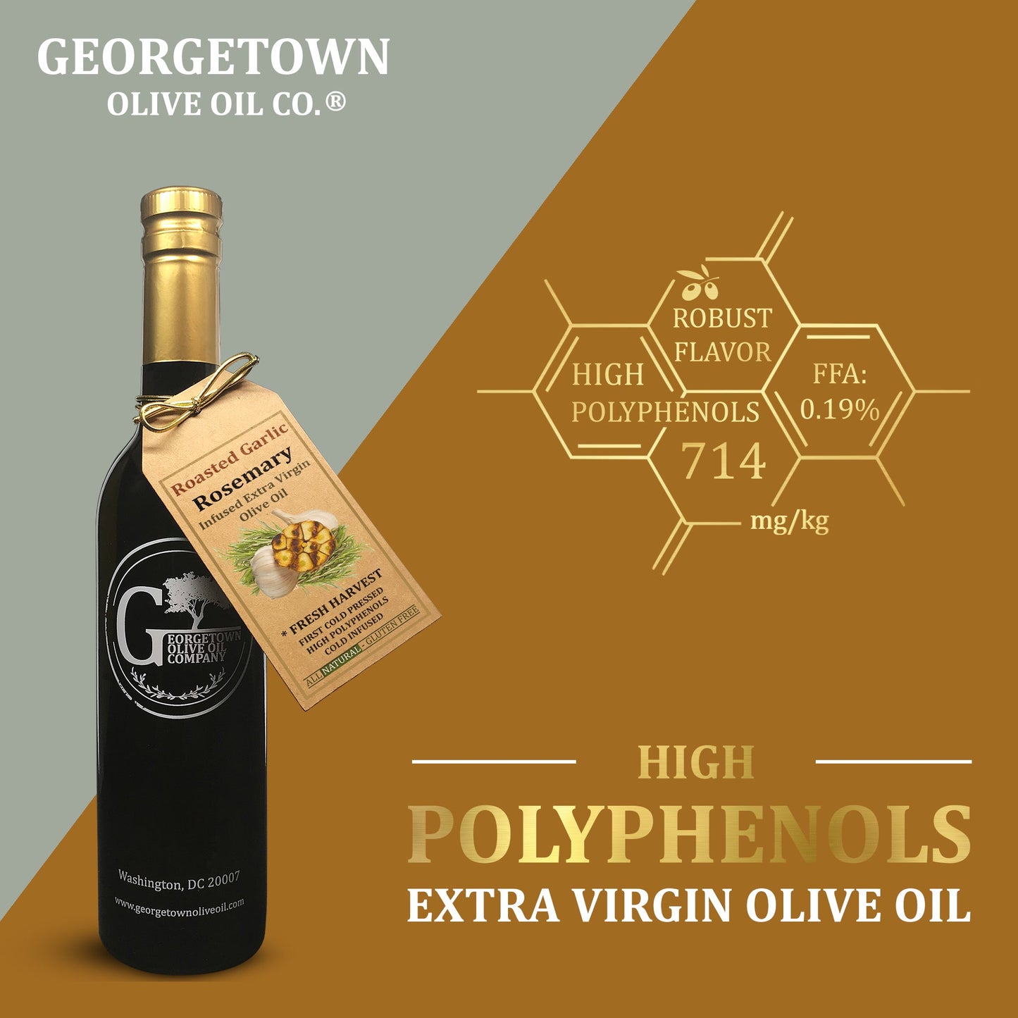 ROASTED GARLIC ROSEMARY IINFUSED OLIVE OIL