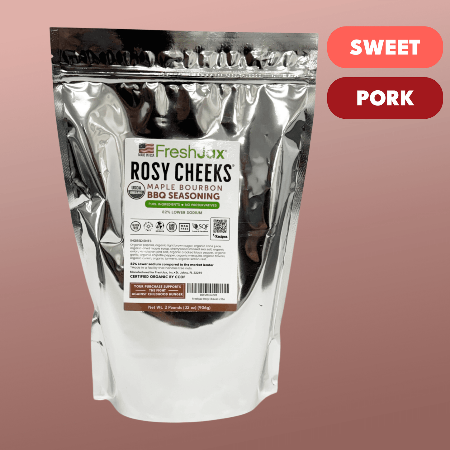 Rosy Cheeks Maple Bourbon BBQ Blend