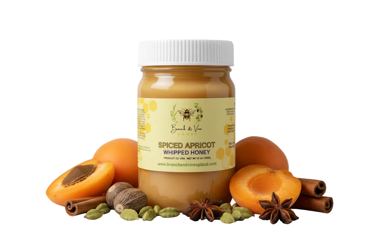 SPICED APRICOT WHIPPED HONEY