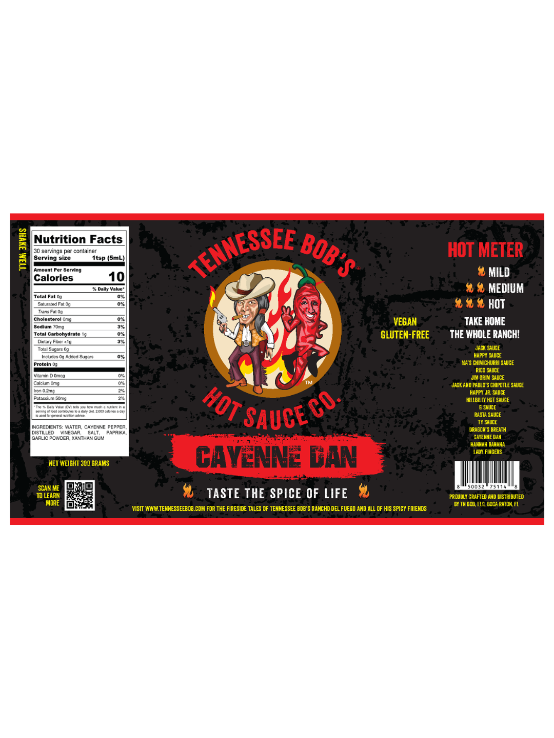 Cayenne Dan Hot Sauce