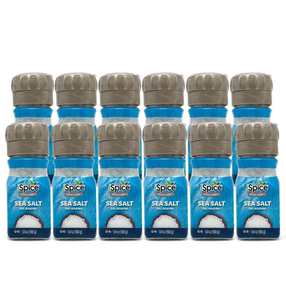 iSpice 12 Pack of Sea Salt Grinder
