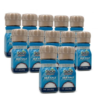 iSpice 12 Pack of Sea Salt Grinder