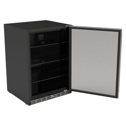 Summerset 24-Inch 5.1 Cu. Ft. Outdoor Glass Door and Glass Shelves Refrigerator