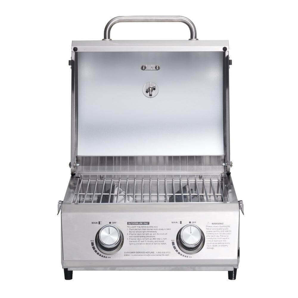 Stainless Tabletop Propane Gas Grill