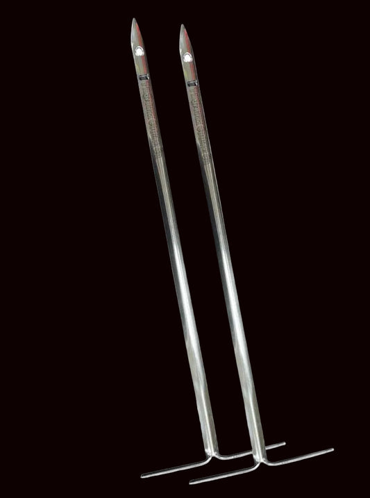 Stainless Steel 15" Hanging Skewers (2-Pack)