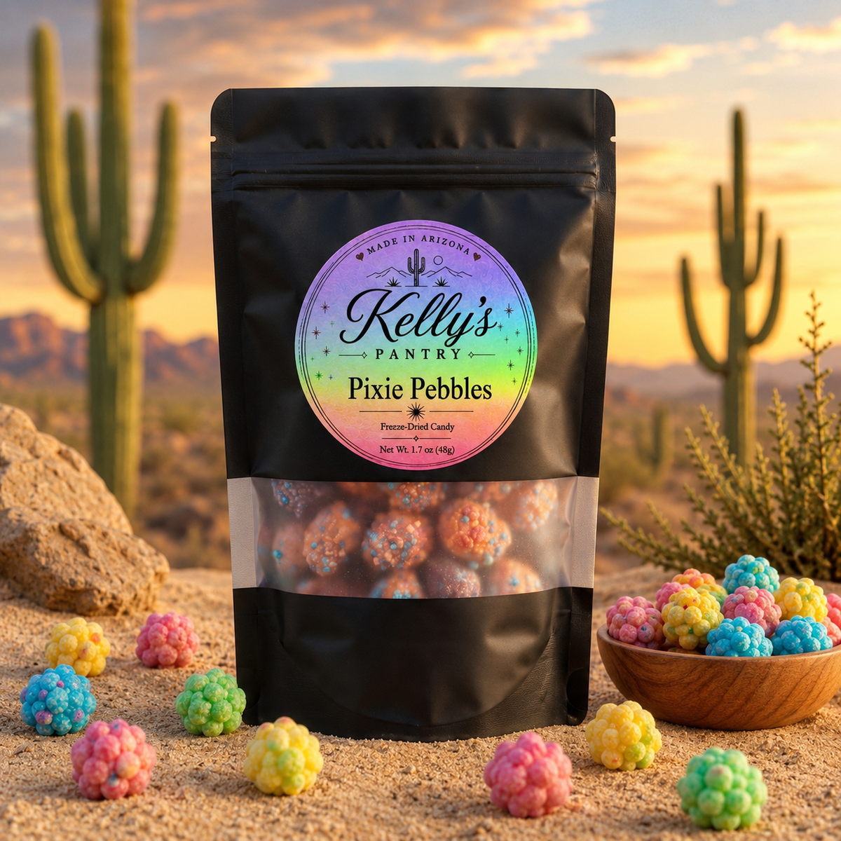 Pixie Pebbles Freeze-Dried Nerds Candy Bites