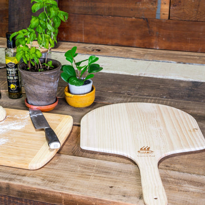 14" x 24" Wooden Pizza Peel (Launch Pad) - 2 Pack