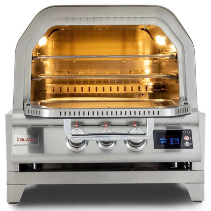 Blaze 26-in Countertop Propane Outdoor Oven w/ Bluetooth Probes & Rotisserie