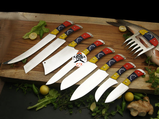 White Steel Venezuela Chef Knives