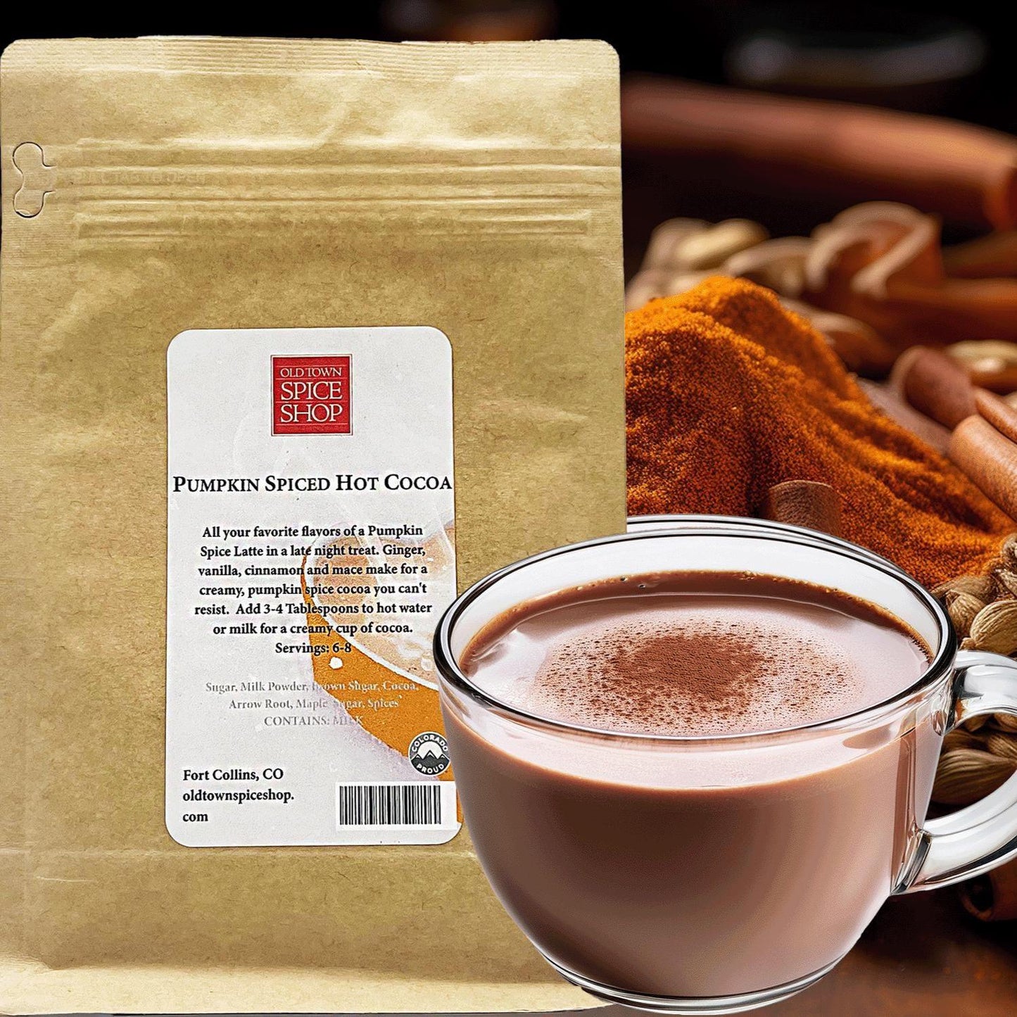 Pumpkin Spiced Hot Cocoa Drink Mix