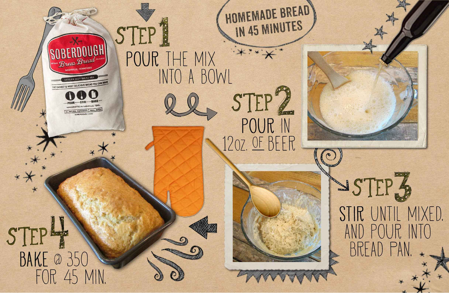 Cornbread and Ale Bread Mix