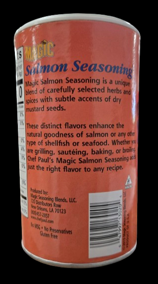 Chef Paul's Magic Salmon Seasoning