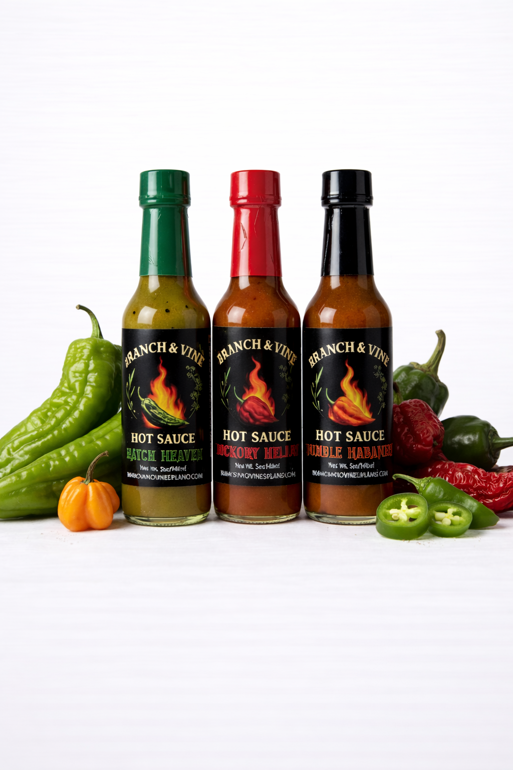 THE HEAT TRILOGY BALSAMIC HOT SAUCE BUNDLE