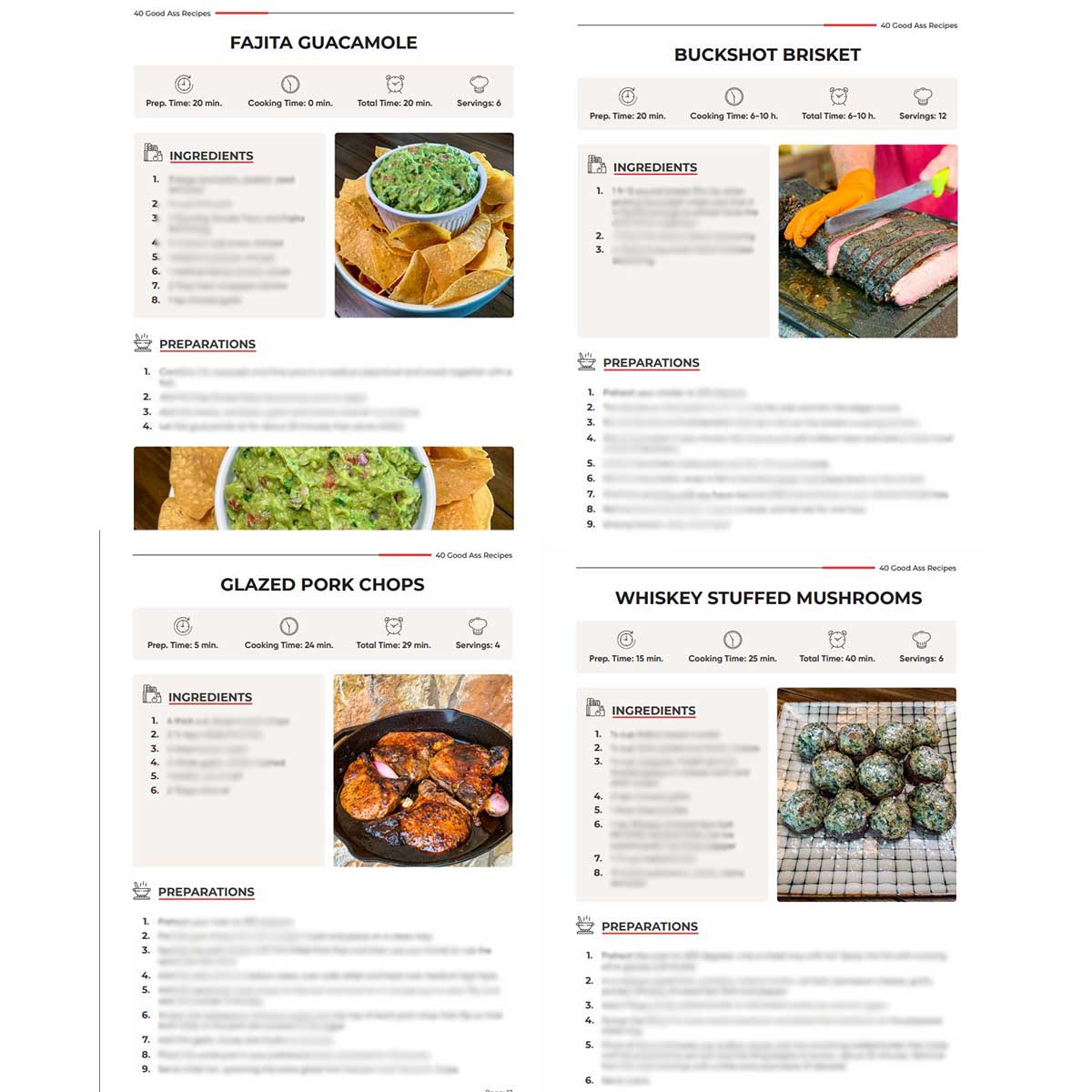 40 Good Ass Recipes Cookbook