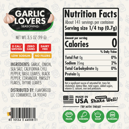Garlic Lover's Seasoning by FlavorGod