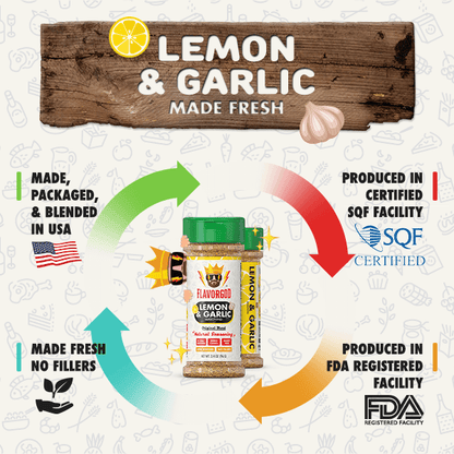 Lemon & Garlic Seasoning by FlavorGod