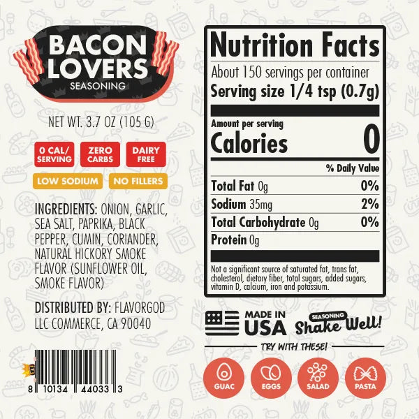 Bacon Lovers Seasoning by FlavorGod