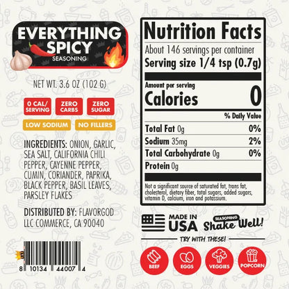 Everything Spicy Seasoning by FlavorGod