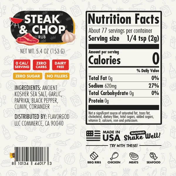 Steak & Chop Rub by FlavorGod