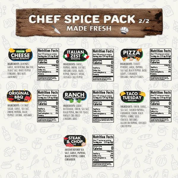 Chef Spice Pack by FlavorGod
