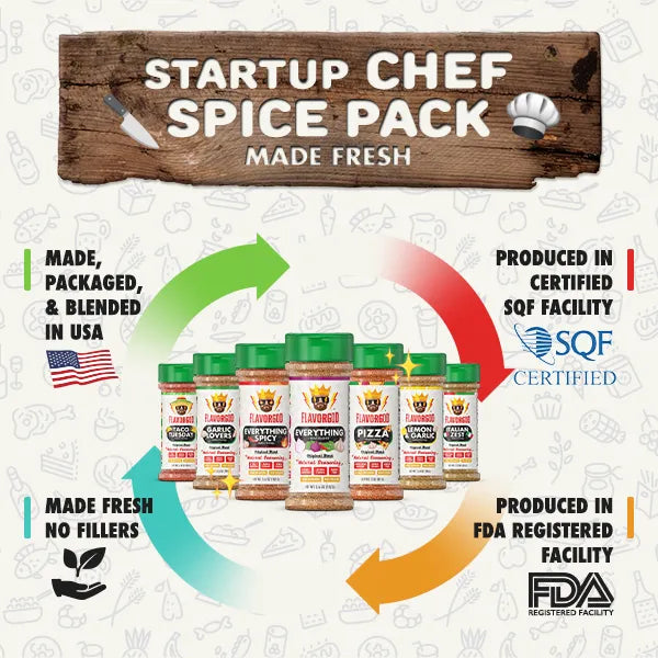 Startup Chef Spice Pack by FlavorGod