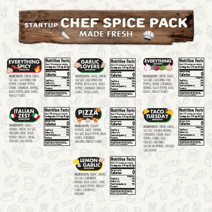 Startup Chef Spice Pack by FlavorGod