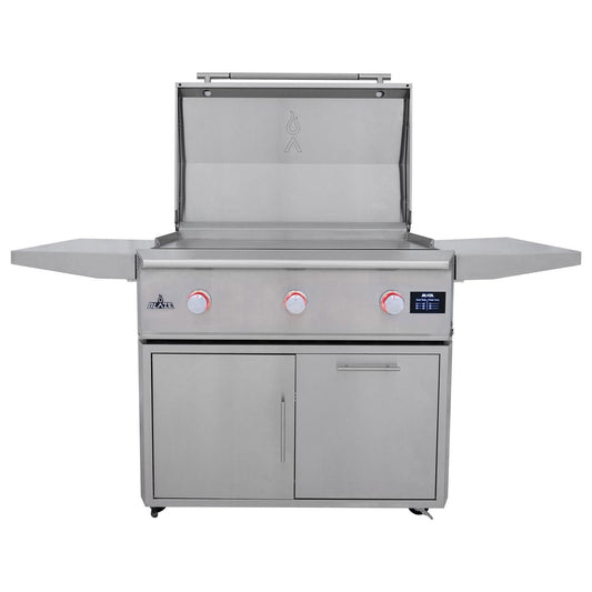 Blaze LTE PRO 40-Inch Gas Griddle w/Digital Temperature Screen & Lift-Assist Lid