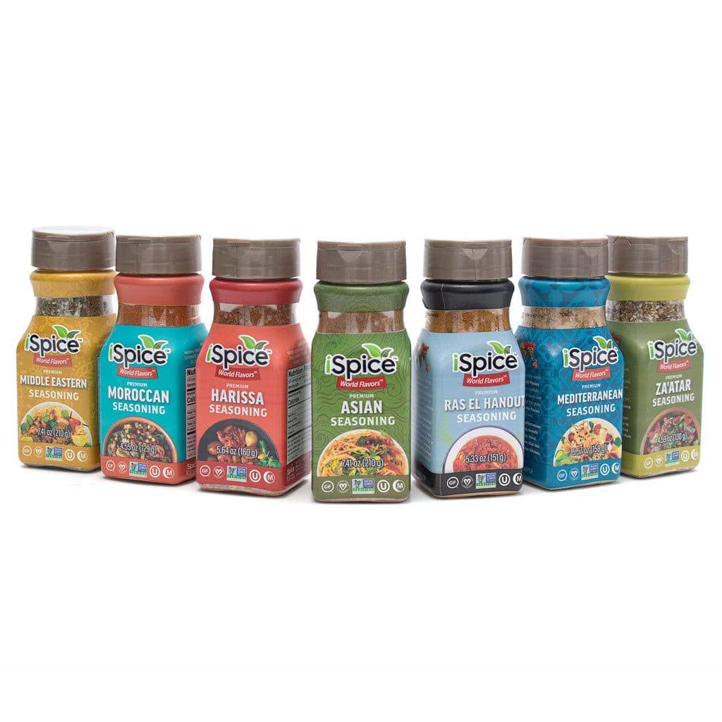iSpice 7 Pack of Ethnic Seasoning