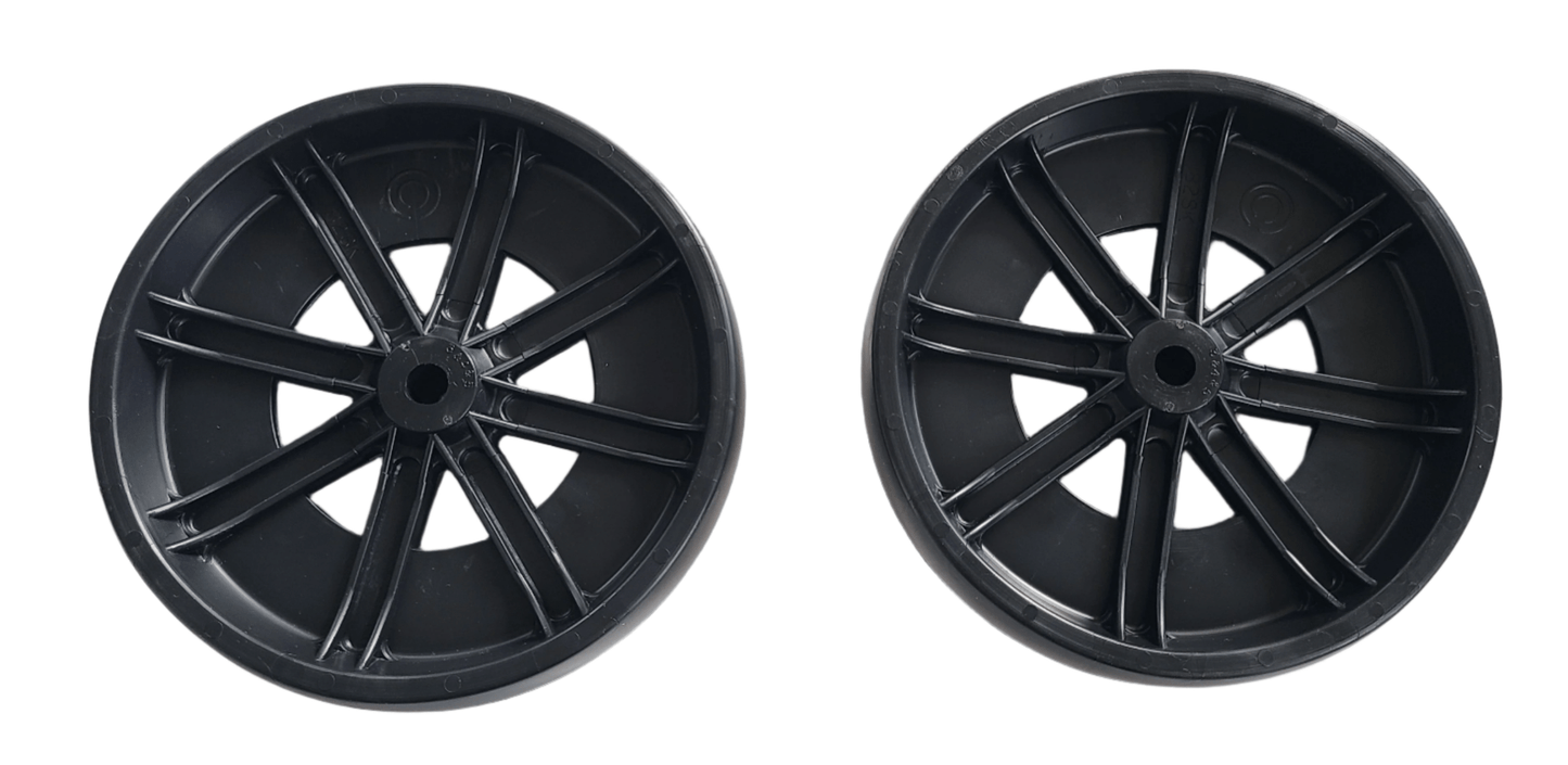 8" Wheels (set of 2) For Drum Smoker (Replacement Wheels For Hunsaker Smokers)