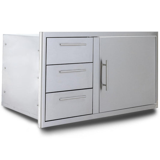 Blaze 39-Inch Access Door & Triple Drawer Combo