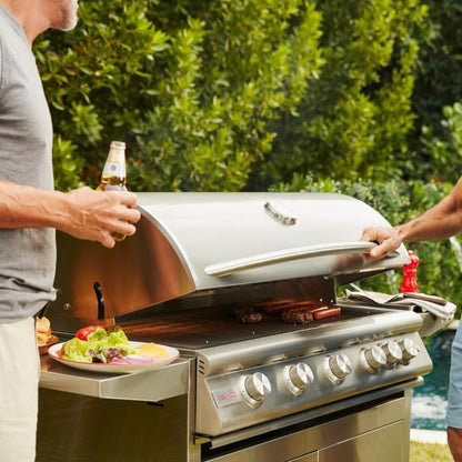 Blaze LTE+ 40-Inch 5-Burner Freestanding Gas Grill w/ Lift-Assist Hood and Rear Infrared Burner