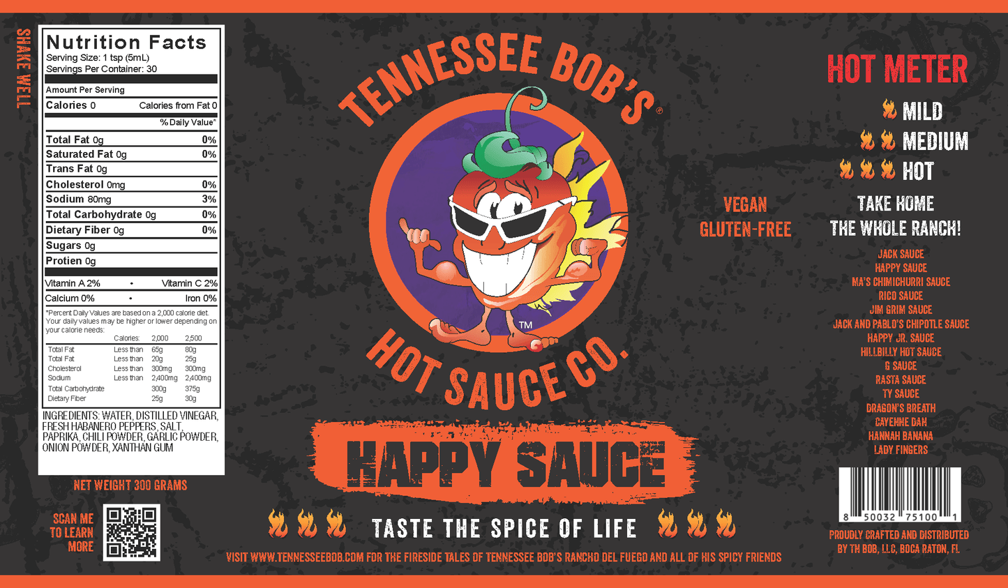 Happy Habanero Hot Sauce