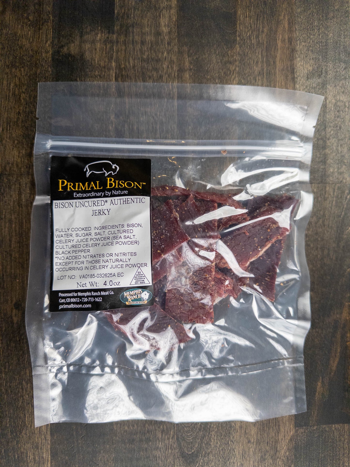 Primal Bison Premium Snack Pack