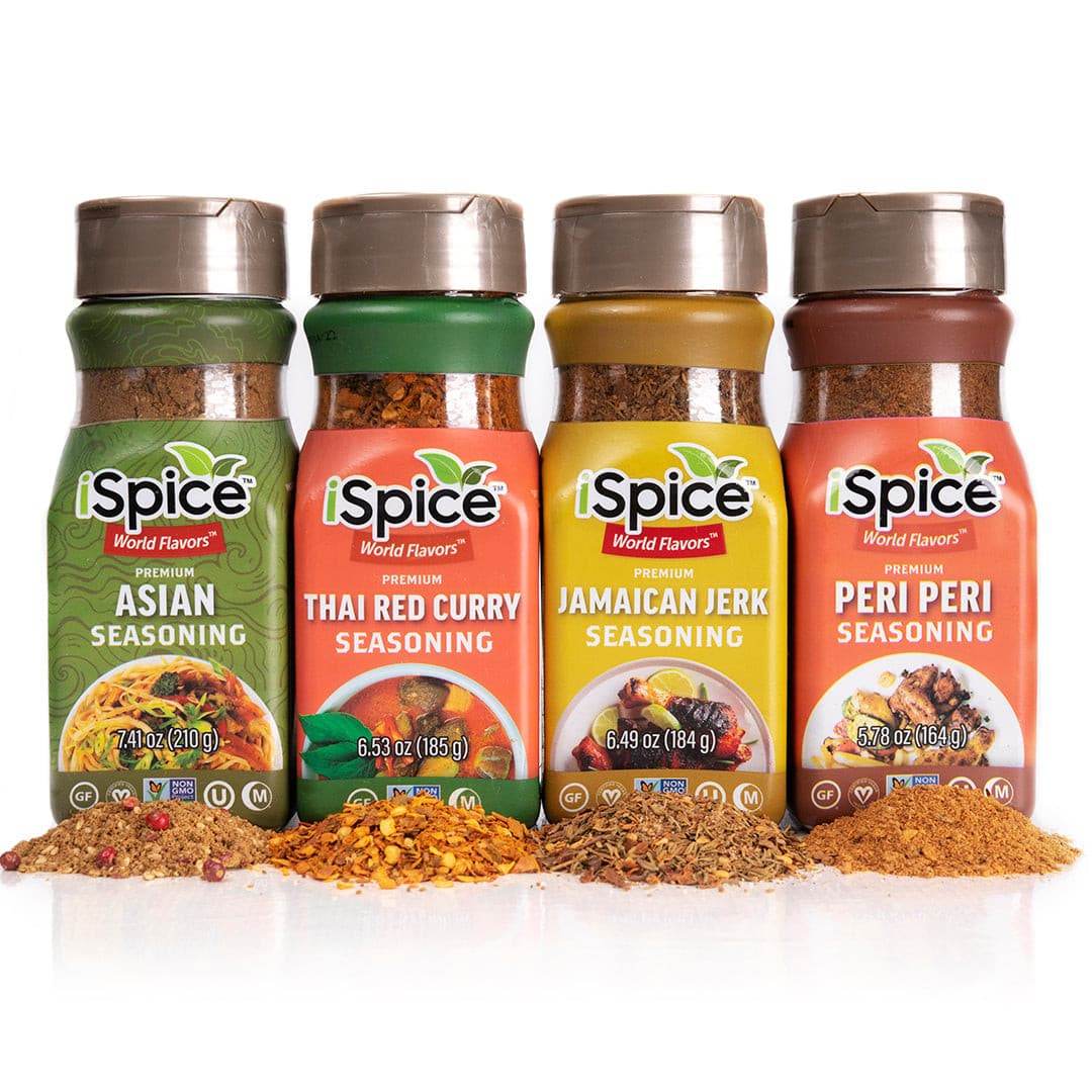 iSpice 4 Pack of Ethnic Seasoning