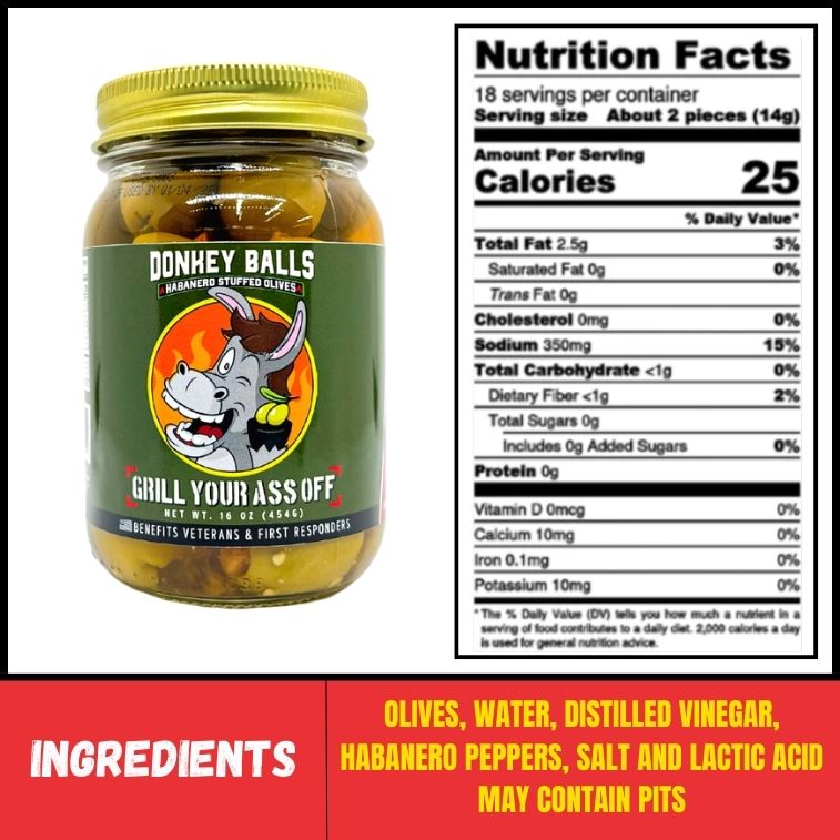 Donkey Balls Olives