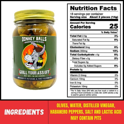 Donkey Balls Olives