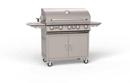 Bull Brahma 38-Inch 5-Burner Freestanding Gas Grill with Rear Infrared Burner
