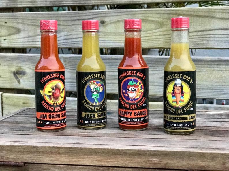 Four Hot sauces
