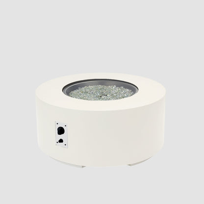 Cove Concrete Round Gas Fire Pit Table