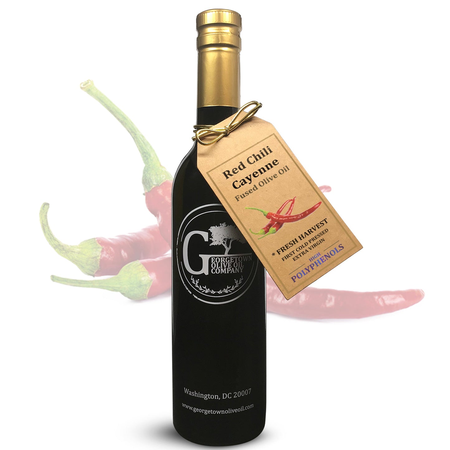 Red Chili Cayenne Infused Olive Oil