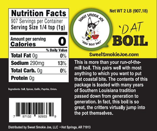 SSJ 'Dat Boil (Original Recipe) - 2 lb
