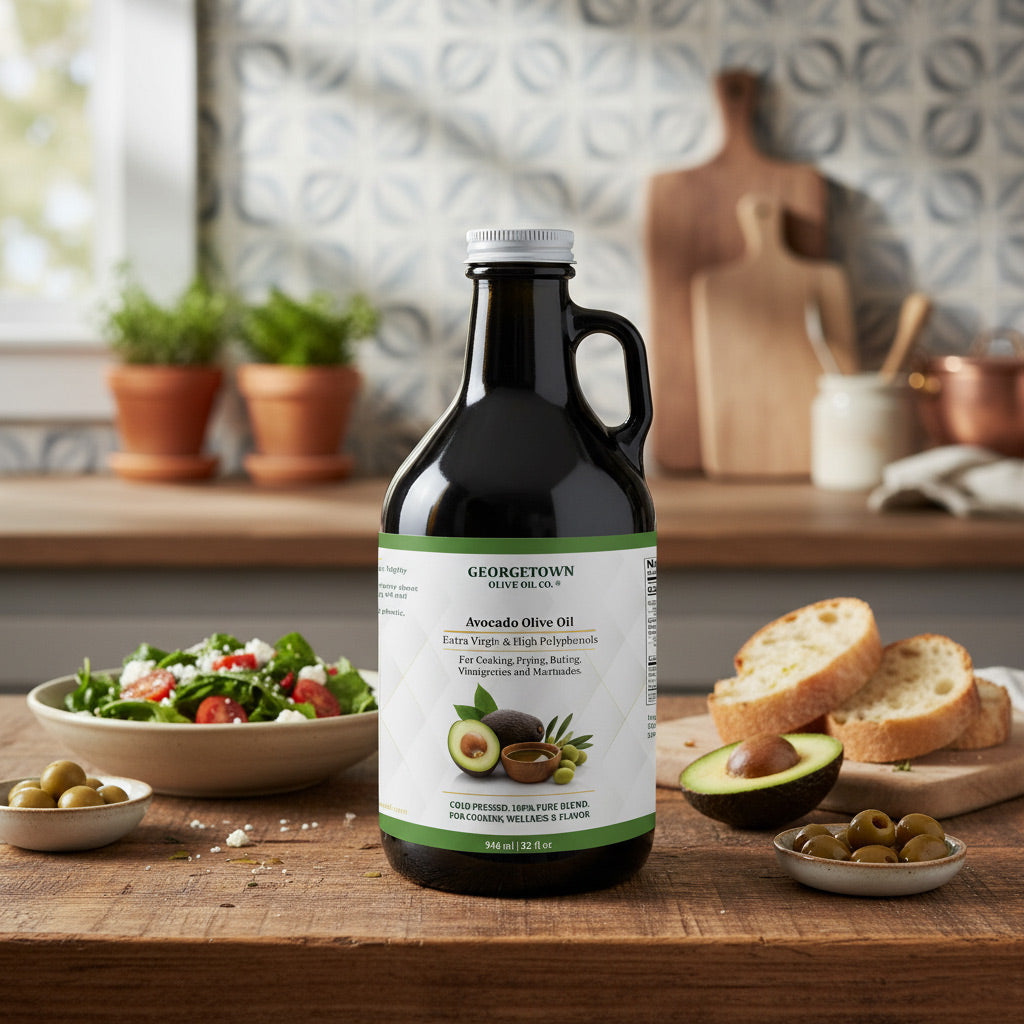 50% AVOCADO OLIVE OIL + 50% OLIVE OIL